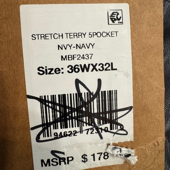 Faherty Blue Slim Pants Versatile Style - Picture 6 of 8